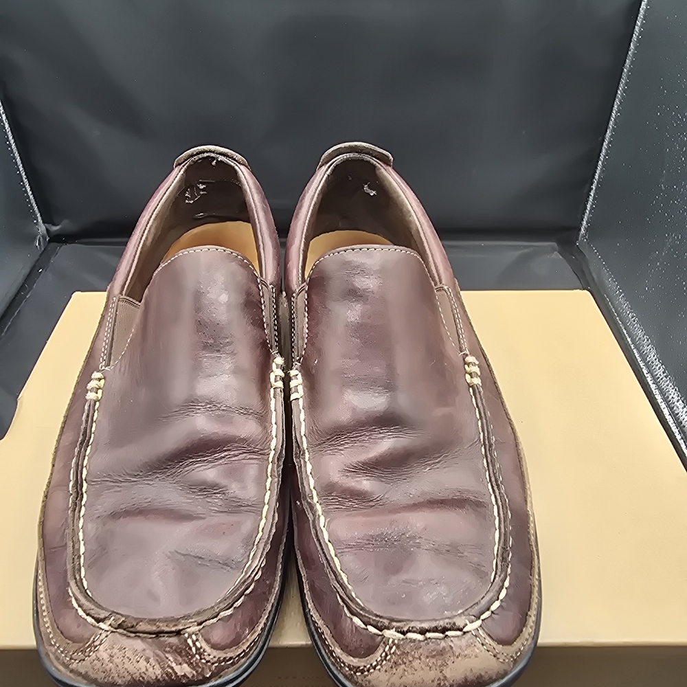 Cole Haan Men's Brown Leather Slip-Ons